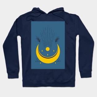 Boho Mystical Moon Hoodie